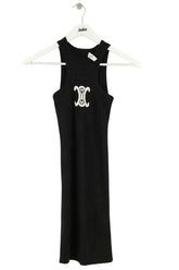 Robe Celine Noir en Coton, taille S - Seconde Main