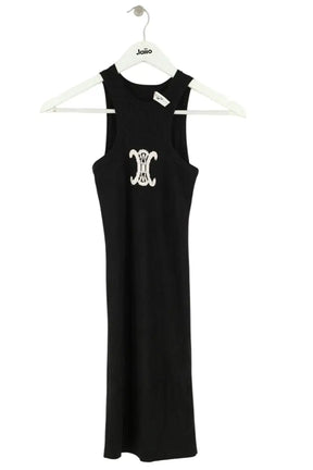 Robe Celine Noir en Coton, taille S - Seconde Main
