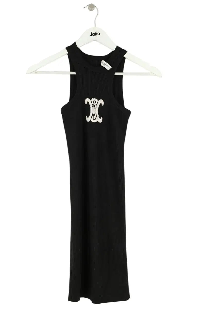 Robe Celine Noir en Coton, taille S - Seconde Main