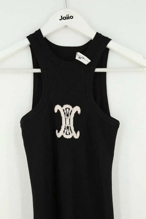Robe Celine Noir en Coton