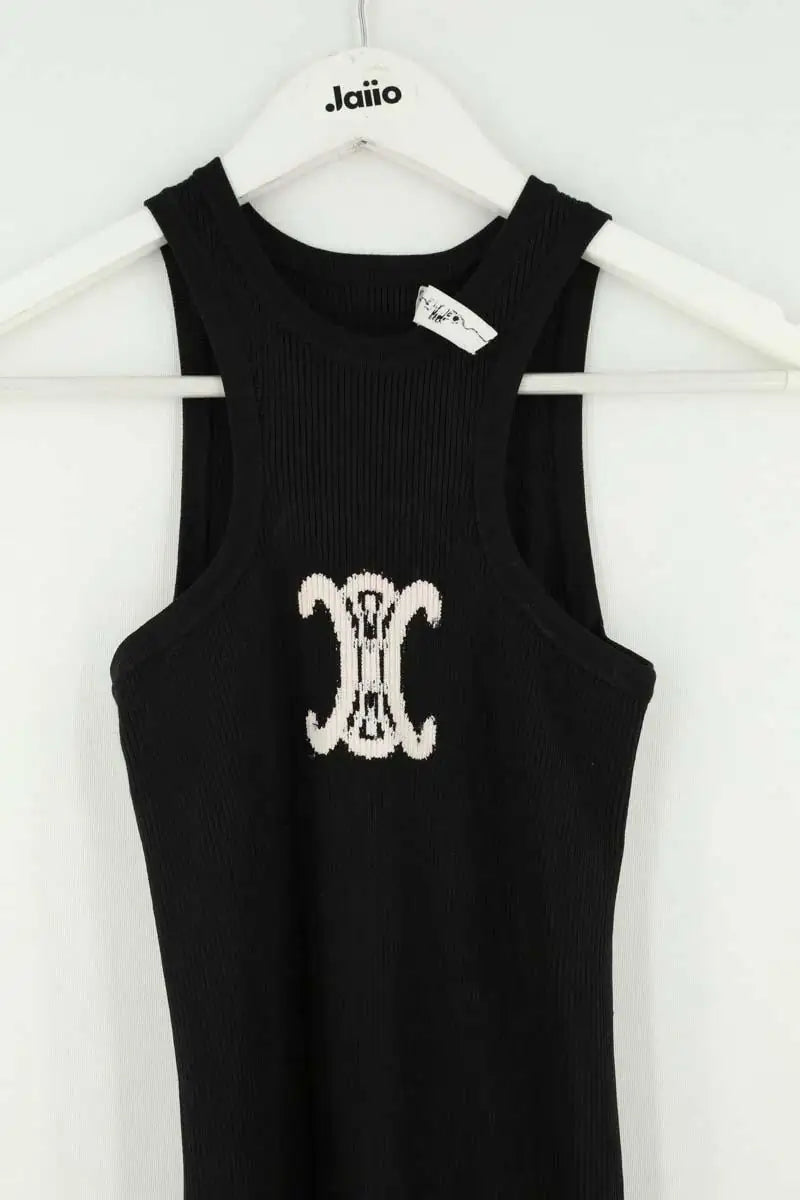 Robe Celine Noir en Coton