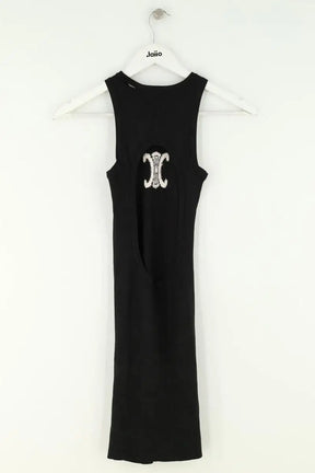 Robe Celine Noir en Coton