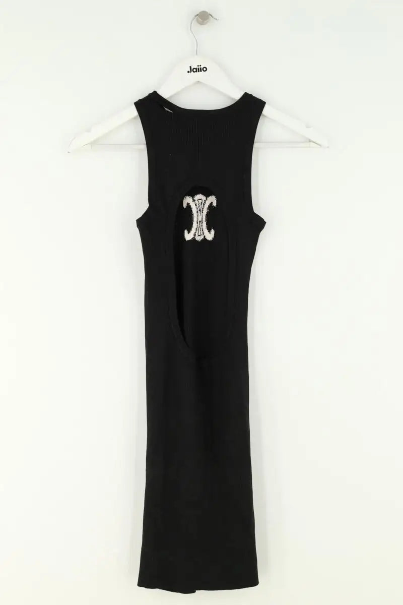 Robe Celine Noir en Coton