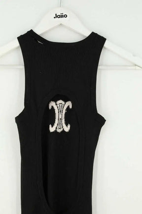 Robe Celine Noir en Coton