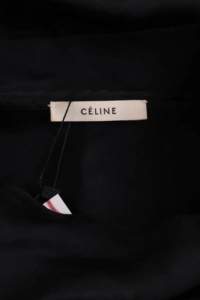 Robe Celine Noir en Soie