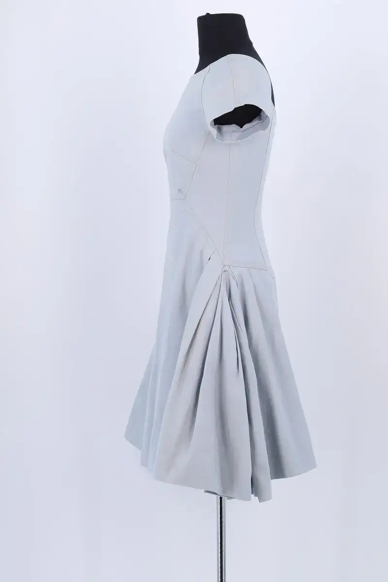 Robe Chanel Bleu en Coton