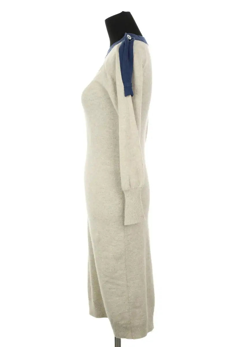 Robe Chanel Gris en Cachemire