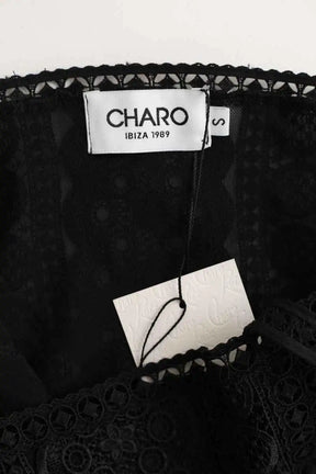 Robe Charo Ruiz Ibiza Cott Noir en Polyester