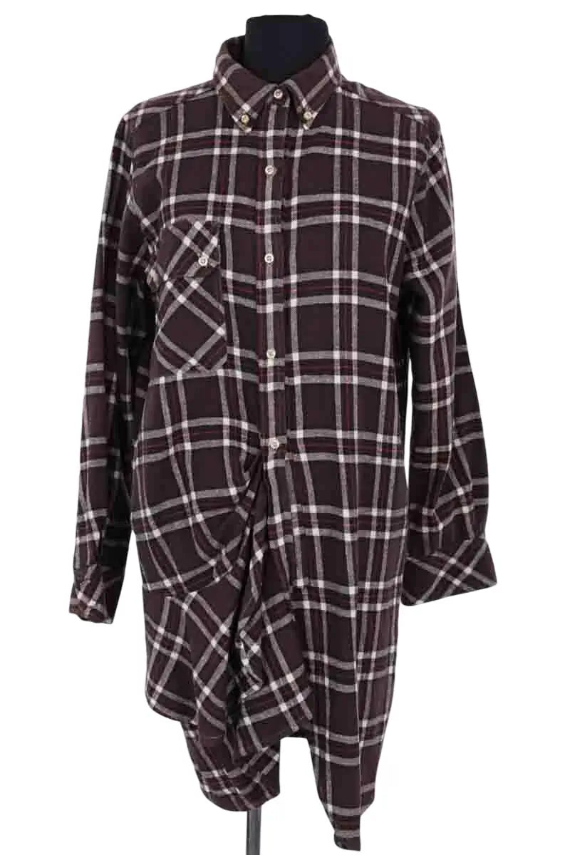 Robe chemise Isabel Marant Étoile Marron en Laine, taille XS - Seconde Main