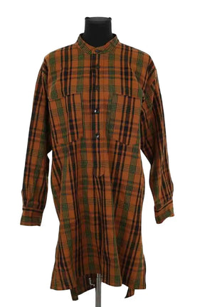 Robe chemise Isabel Marant Marron en Coton, taille M - Seconde Main