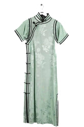 Robe CHINOISES by Voyageuses Vert en Synthétique, taille M - Seconde Main