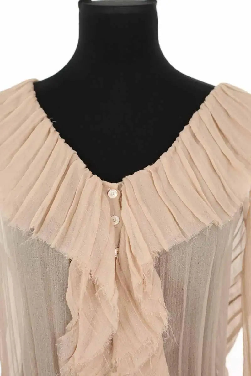 Robe Chloé Beige en Soie