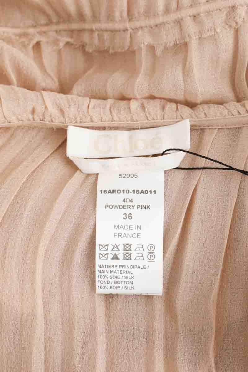 Robe Chloé Beige en Soie
