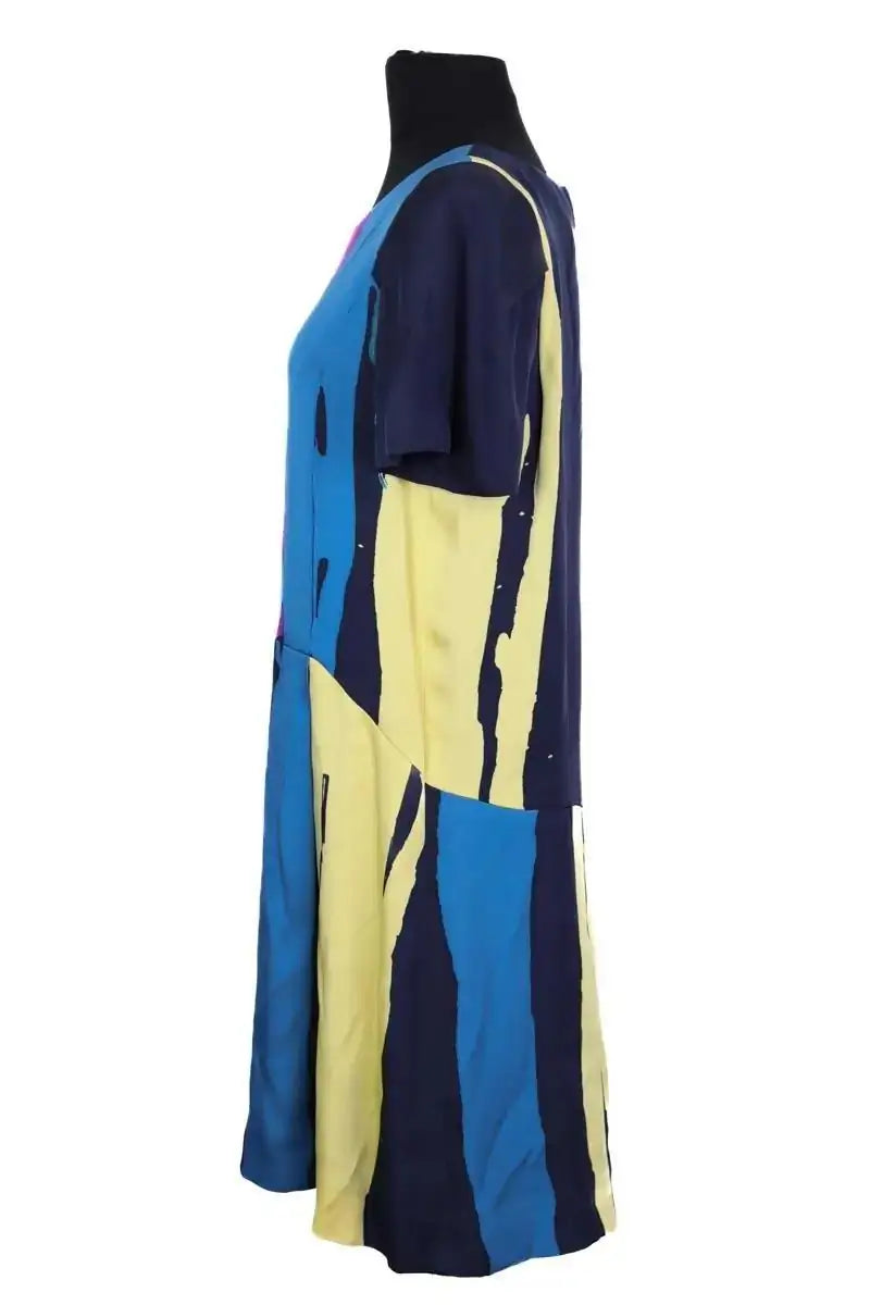 Robe Chloé Marine en Soie