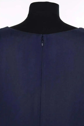 Robe Chloé Marine en Soie
