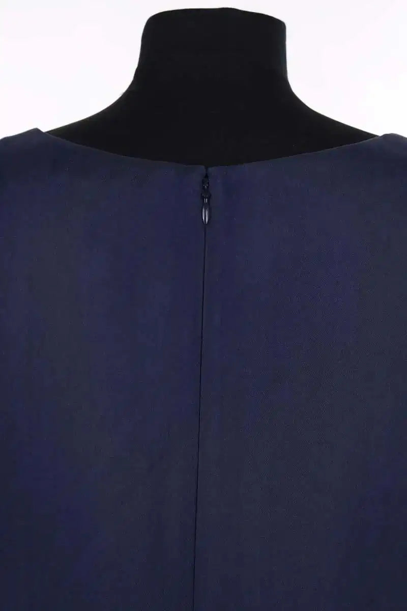 Robe Chloé Marine en Soie