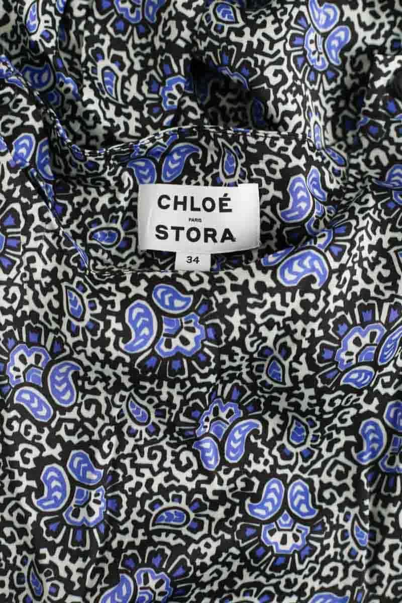 Robe Chloé Stora Bleu en Viscose
