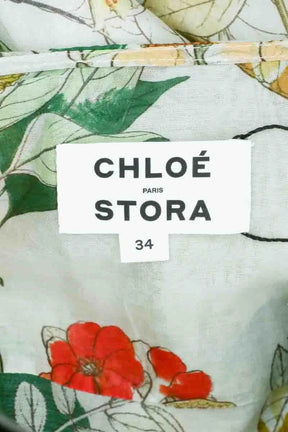 Robe Chloé Stora Vert en Coton