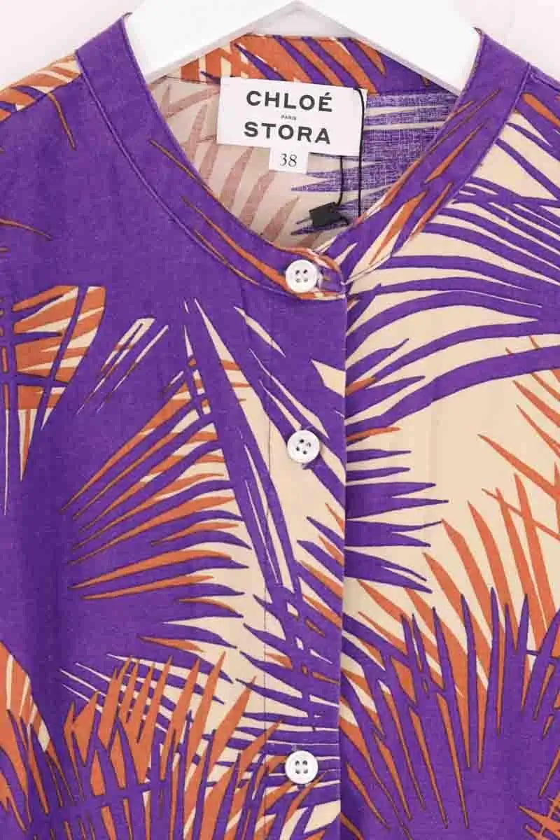 Robe Chloé Stora Violet en Coton