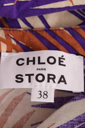 Robe Chloé Stora Violet en Coton
