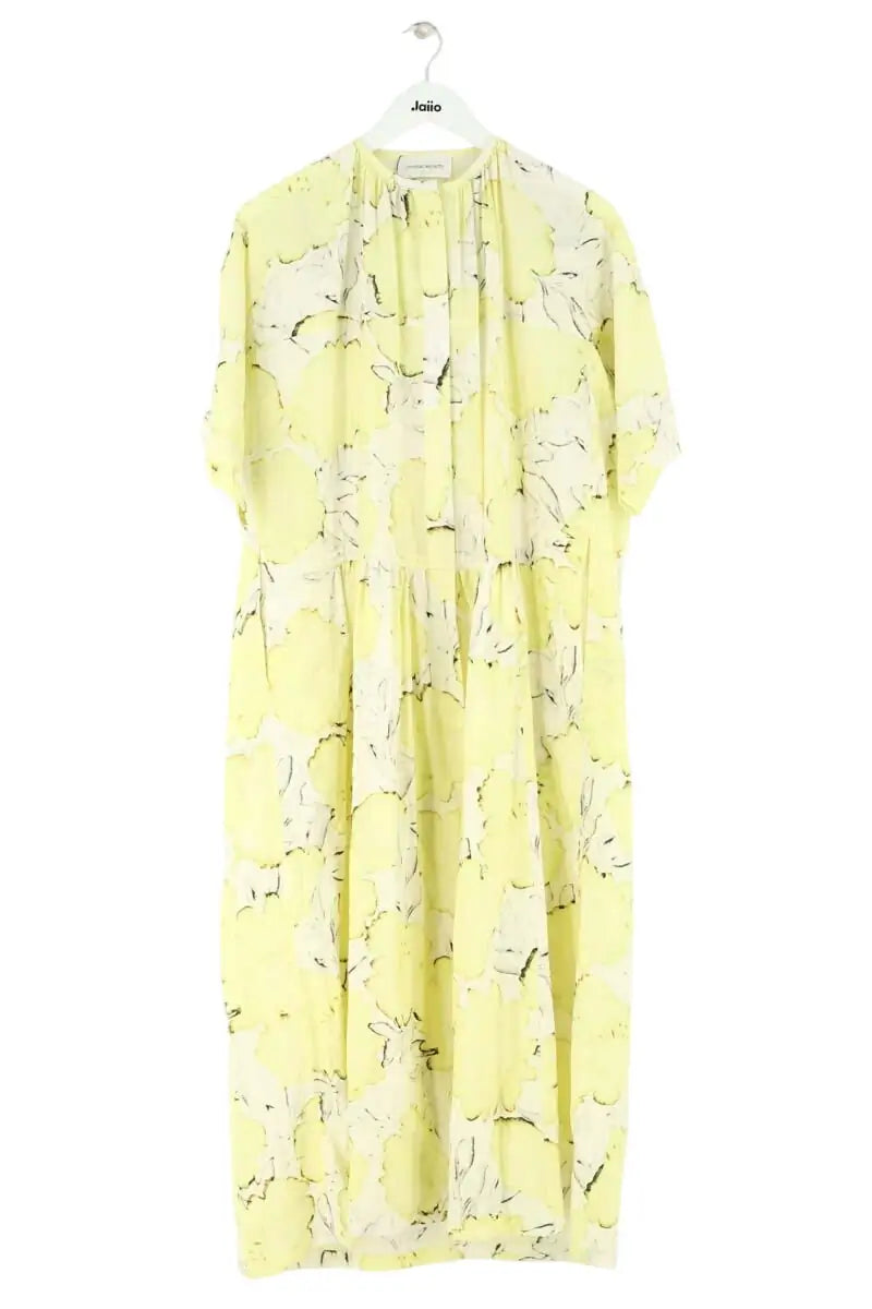 Robe Christian Wijnants Jaune en Soie, taille XS - Seconde Main