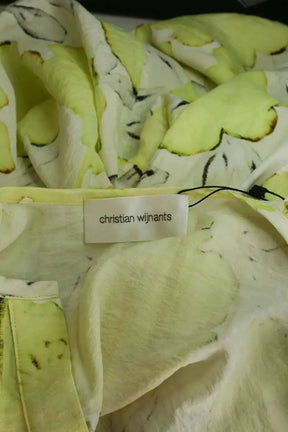 Robe Christian Wijnants Jaune en Soie