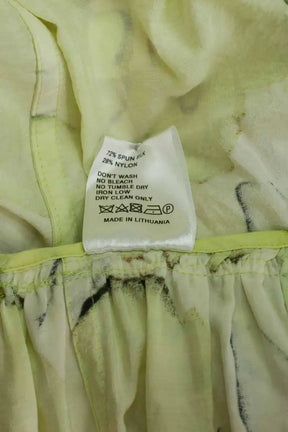 Robe Christian Wijnants Jaune en Soie