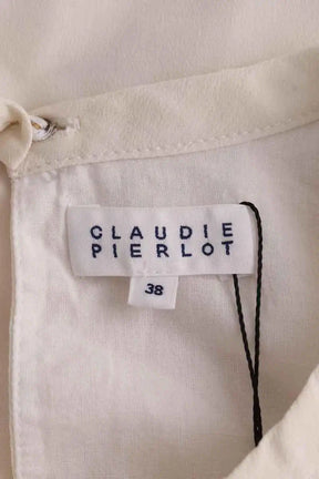 Robe Claudie Pierlot Beige en Synthétique