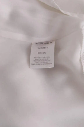 Robe Claudie Pierlot Blanc en Coton