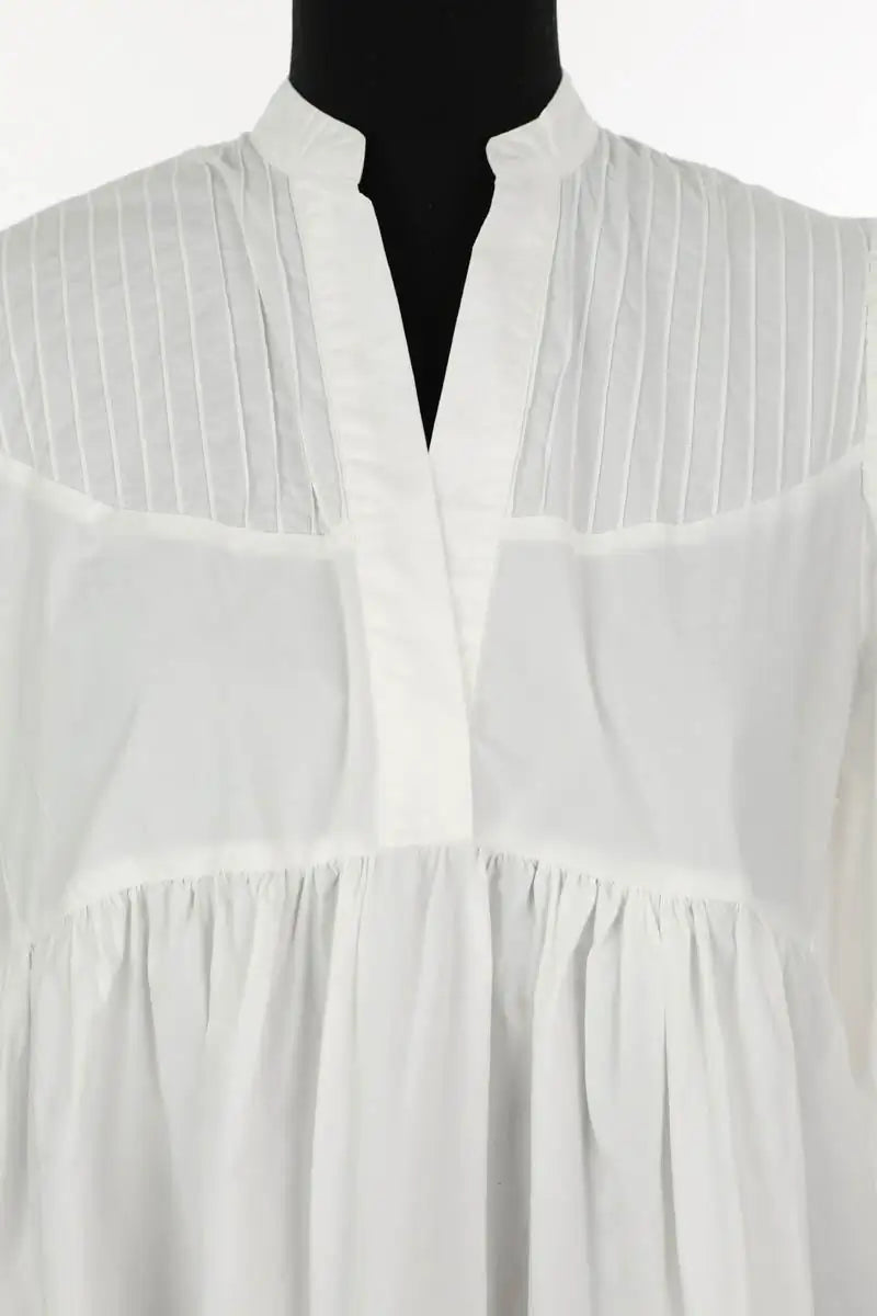 Robe Claudie Pierlot Blanc en Coton