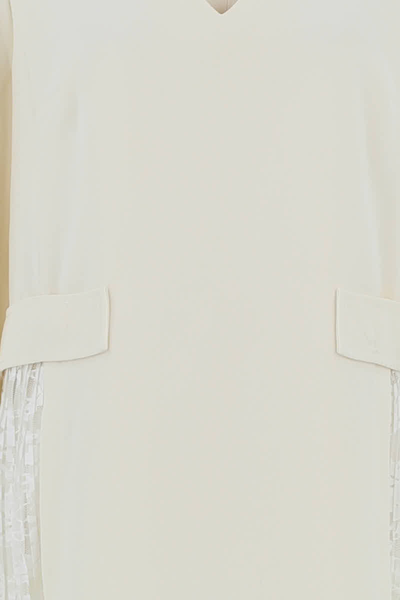 Robe Claudie Pierlot Blanc en Polyester