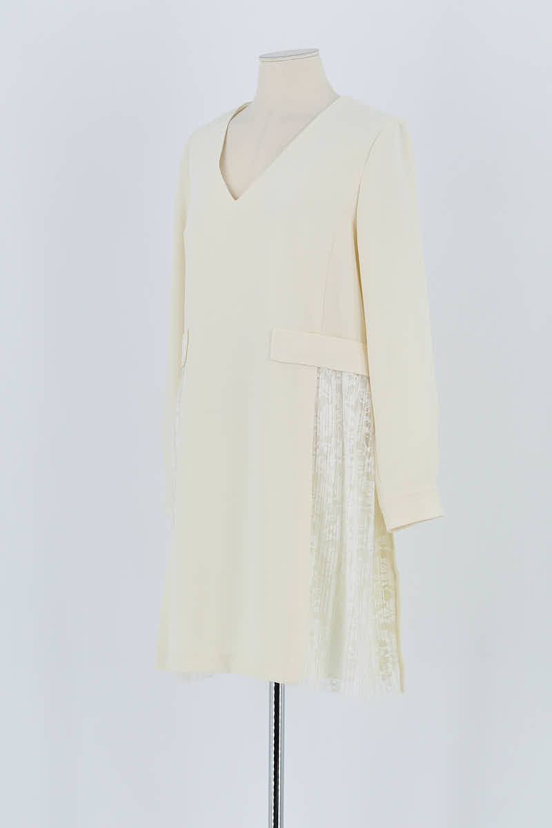 Robe Claudie Pierlot Blanc en Polyester