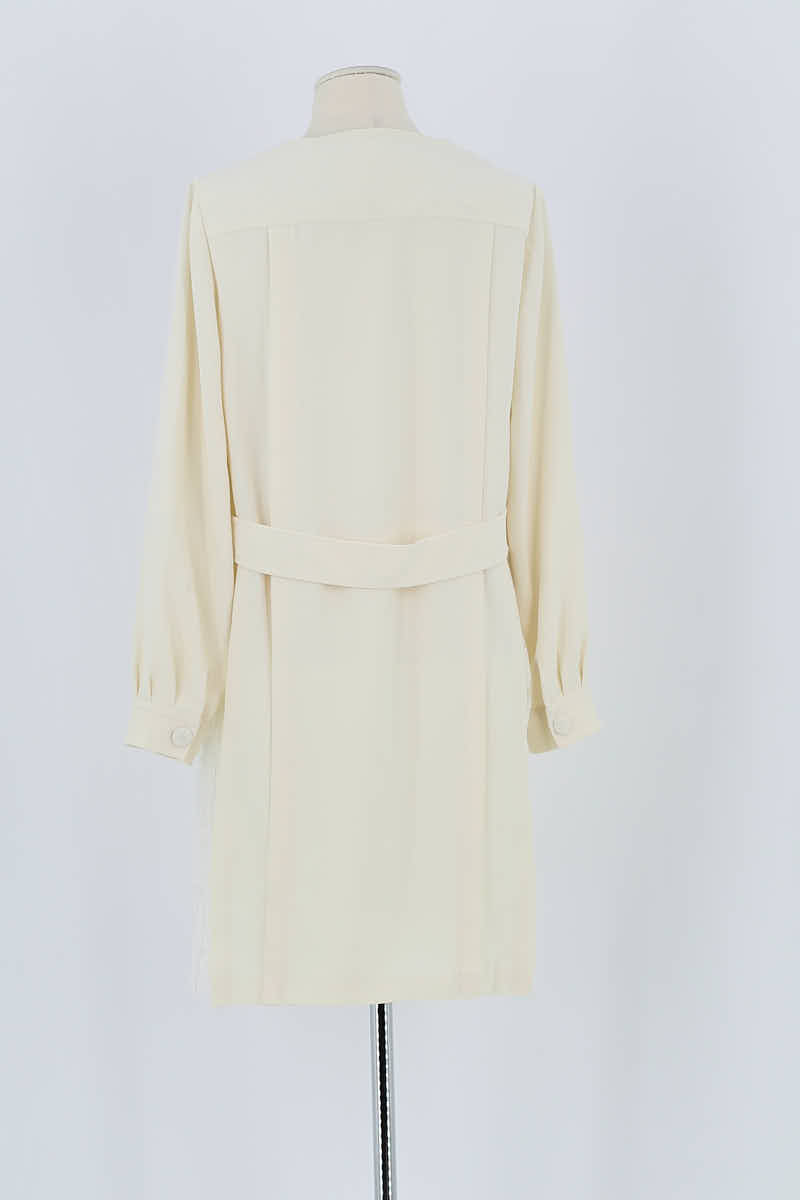Robe Claudie Pierlot Blanc en Polyester