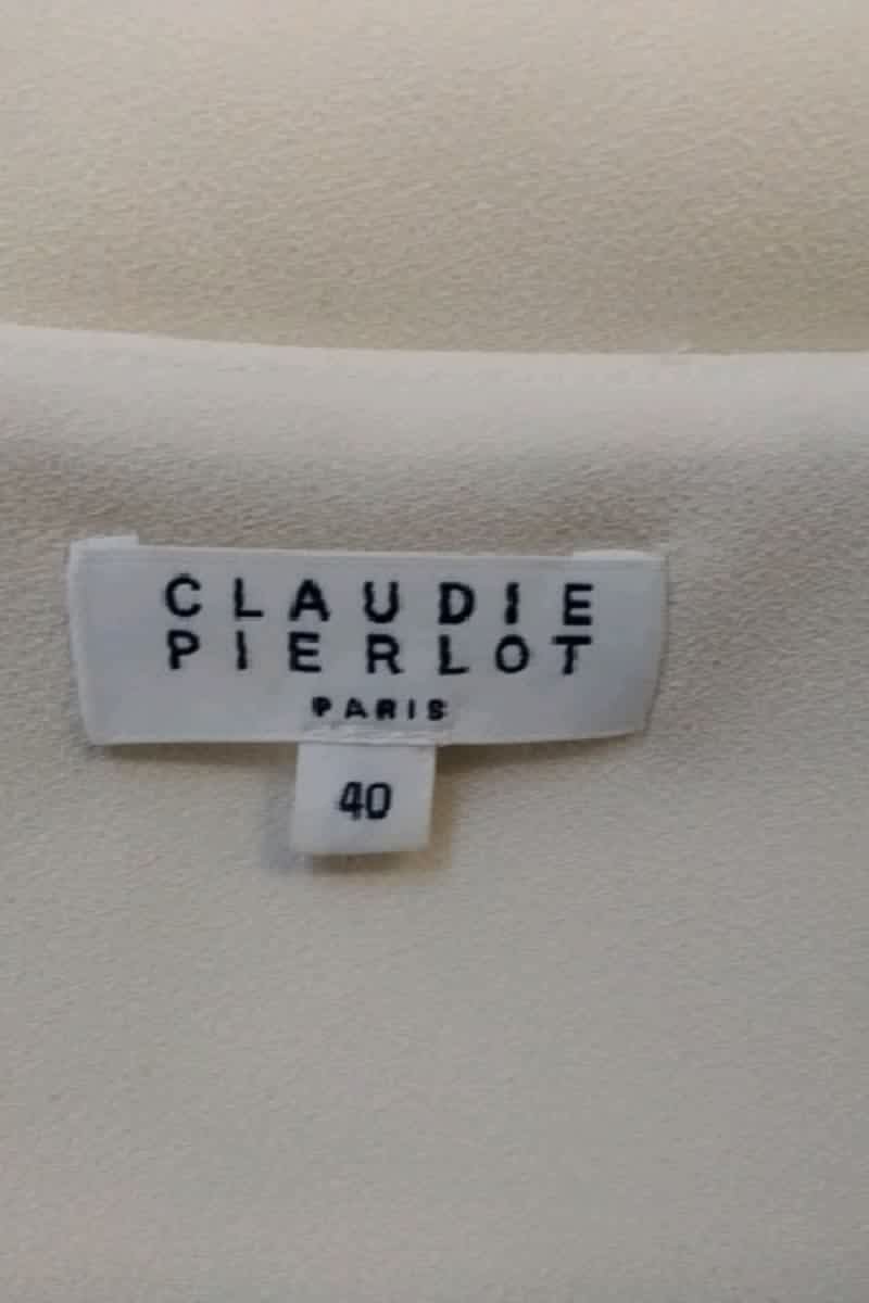 Robe Claudie Pierlot Blanc en Polyester