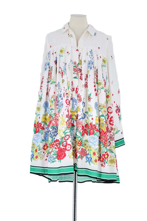 Robe Claudie Pierlot Blanc en Polyester, taille L - Seconde Main