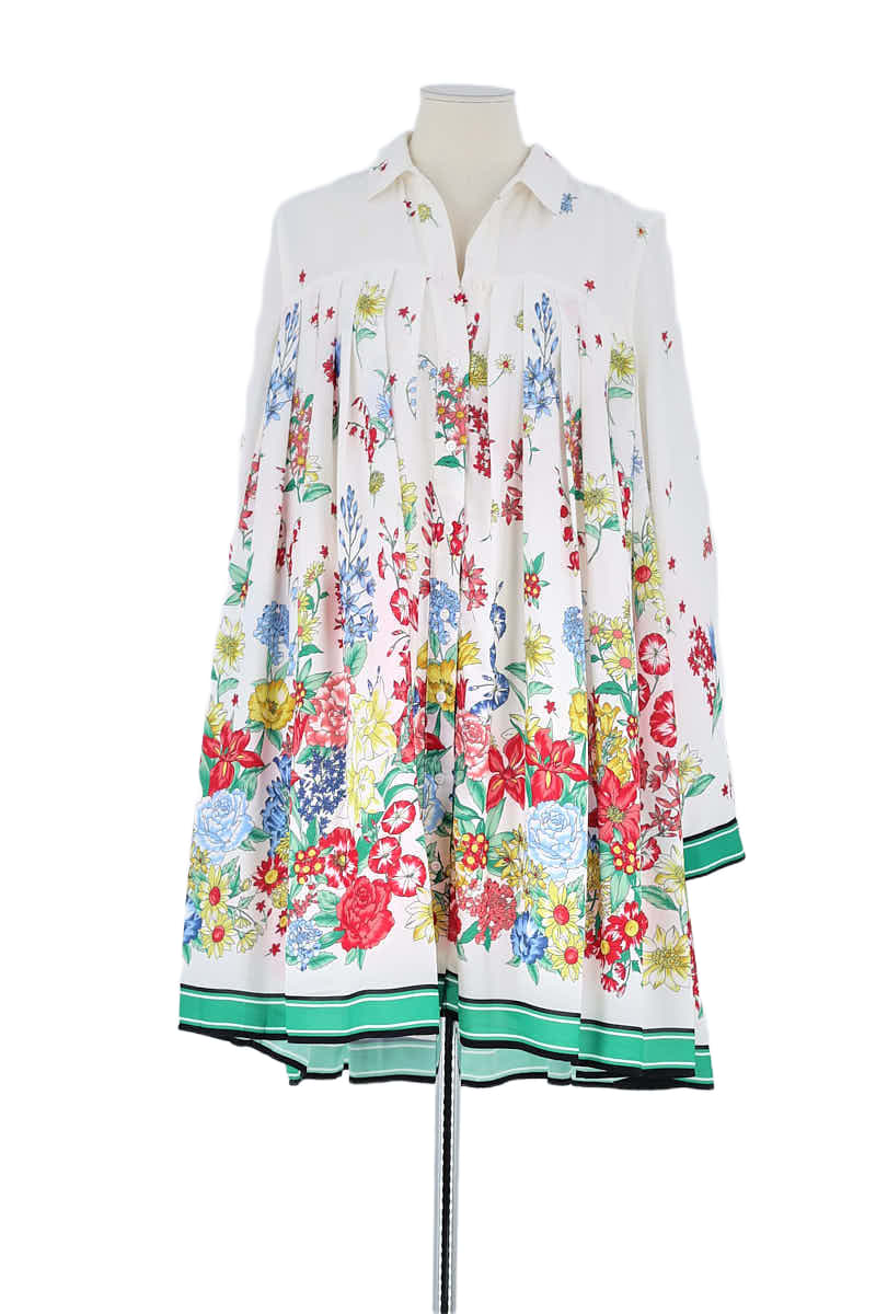 Robe Claudie Pierlot Blanc en Polyester, taille L - Seconde Main