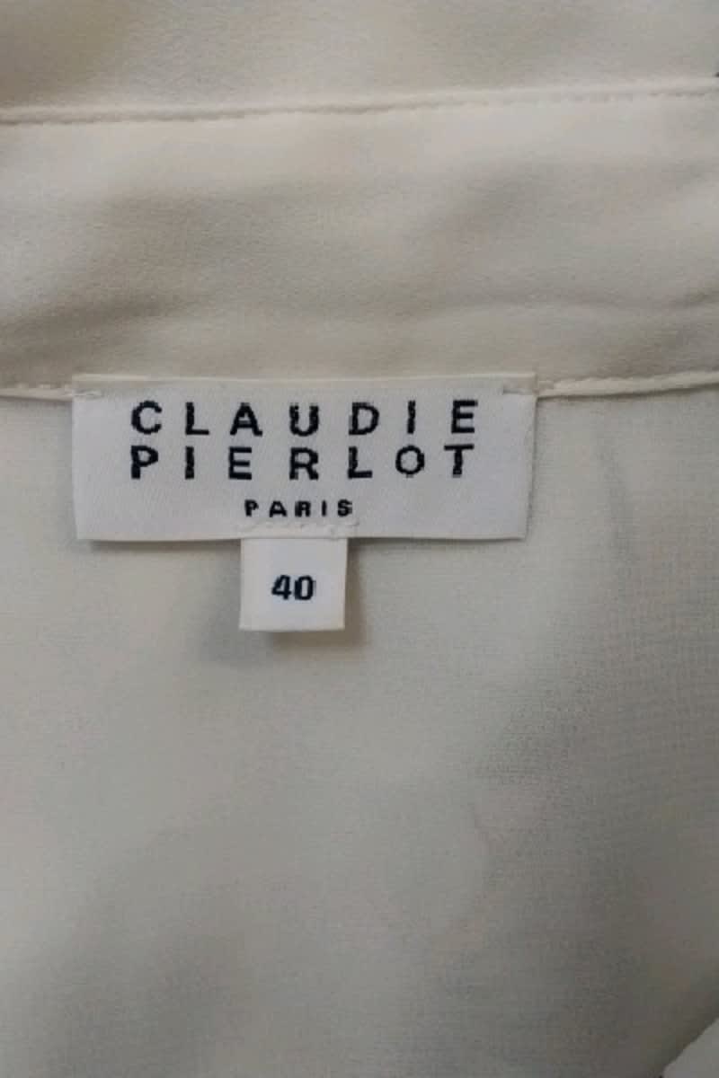 Robe Claudie Pierlot Blanc en Polyester