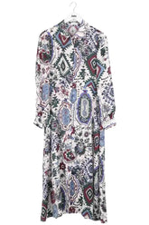 Robe Claudie Pierlot Blanc en Synthétique, taille M - Seconde Main