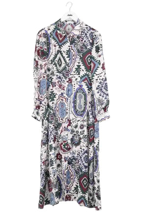 Robe Claudie Pierlot Blanc en Synthétique, taille M - Seconde Main