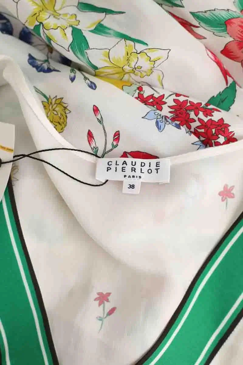 Robe Claudie Pierlot Blanc en Viscose