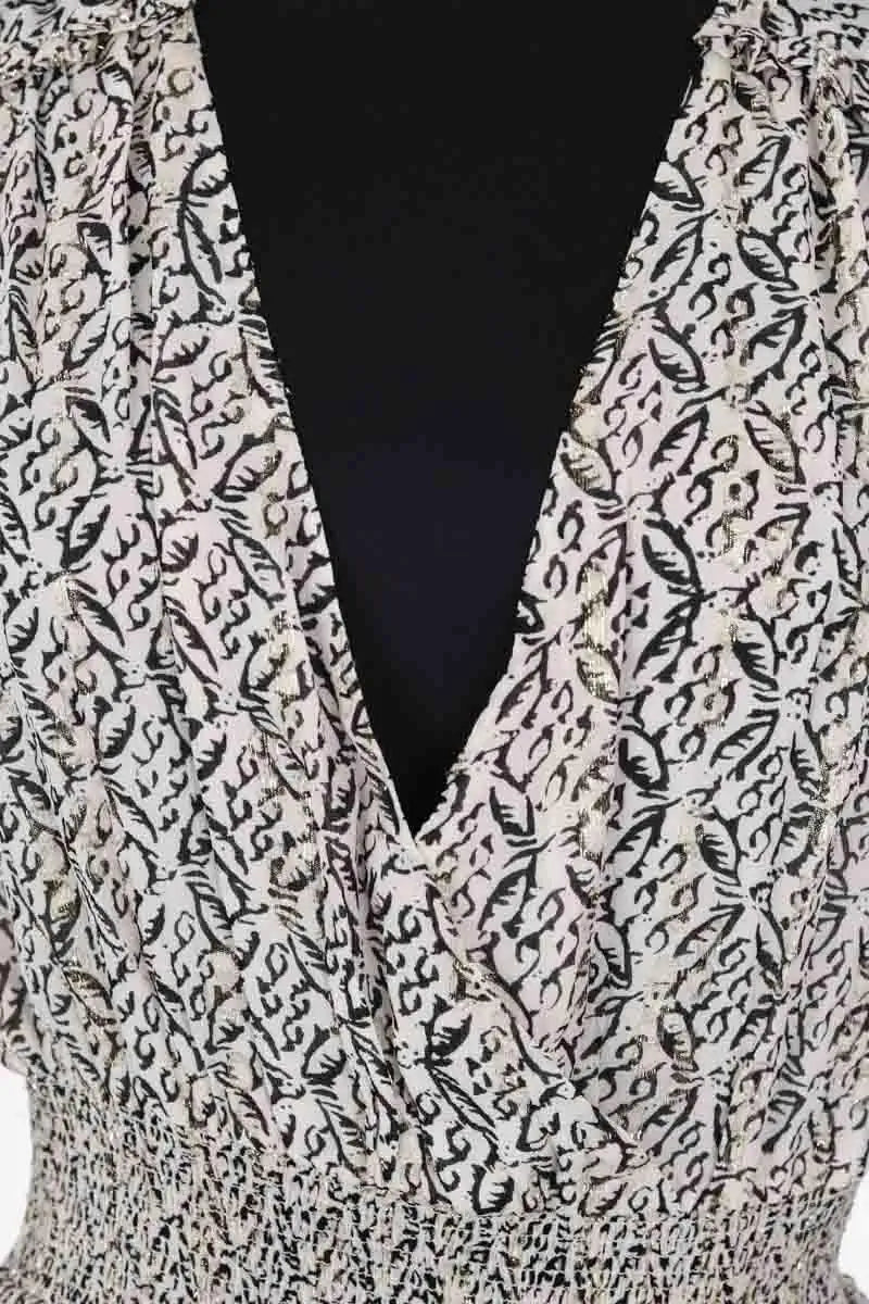Robe Claudie Pierlot Blanc en Viscose