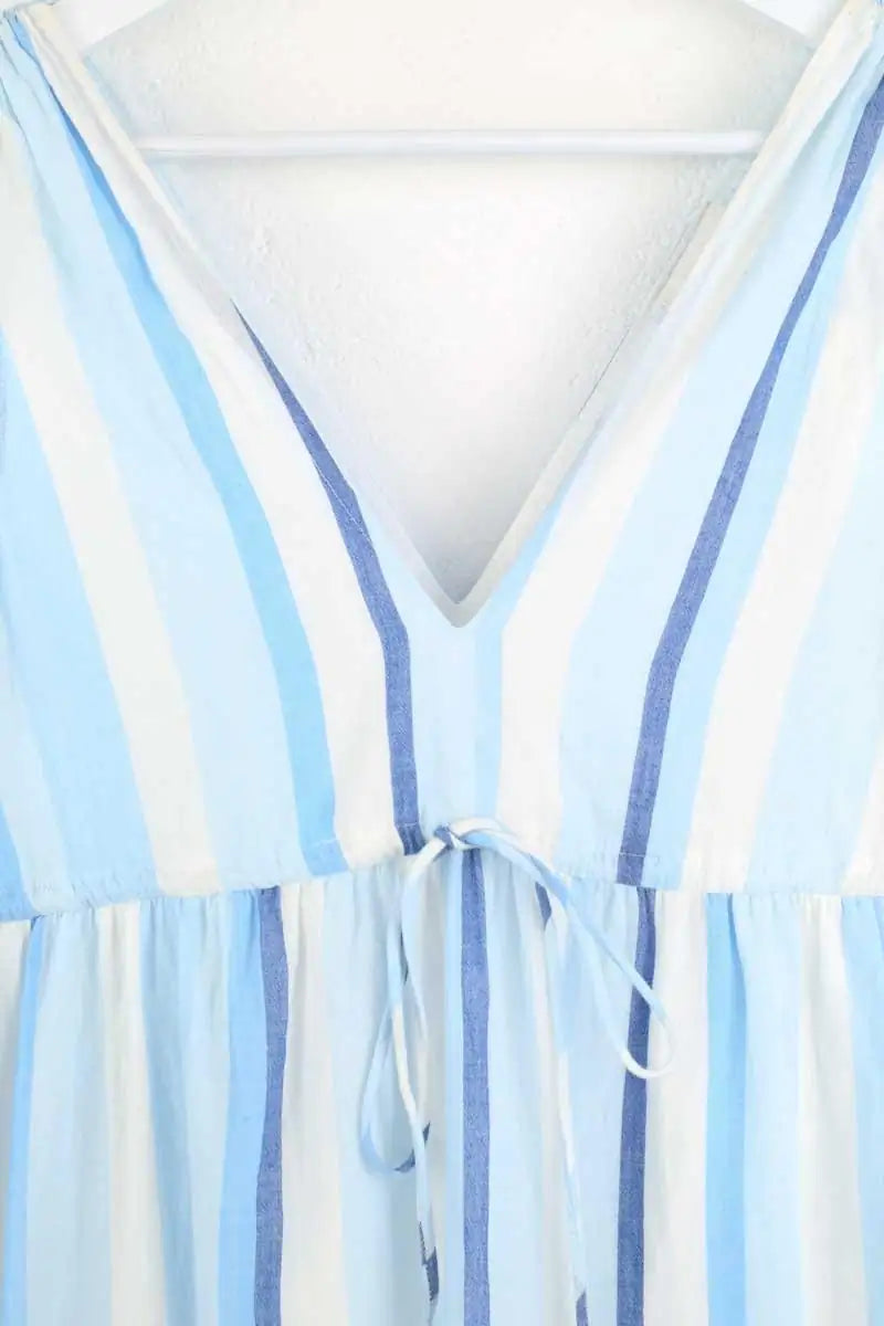 Robe Claudie Pierlot Bleu en Coton