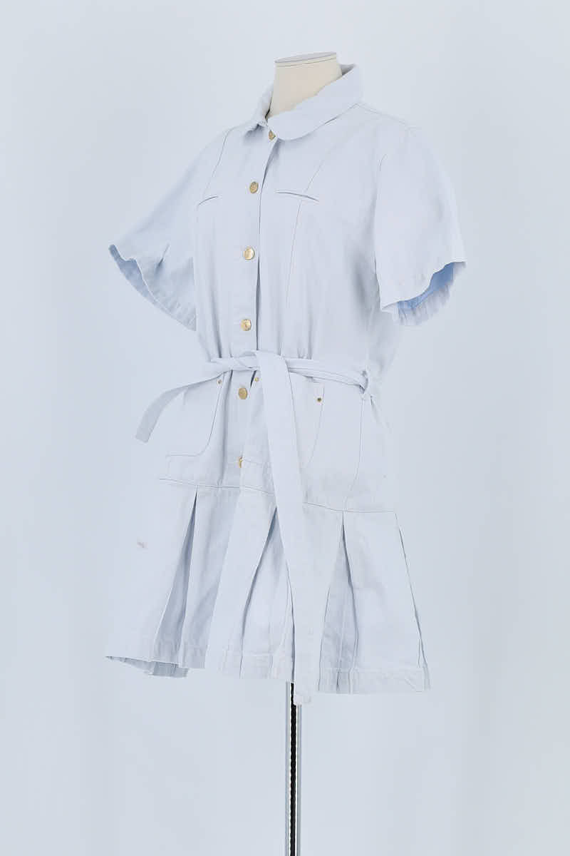 Robe Claudie Pierlot Bleu en Coton