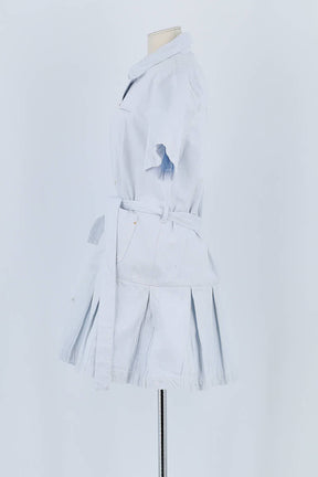 Robe Claudie Pierlot Bleu en Coton