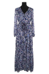 Robe Claudie Pierlot Bleu en Polyester, taille M - Seconde Main