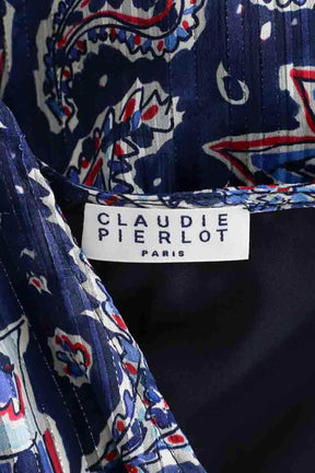 Robe Claudie Pierlot Bleu en Polyester