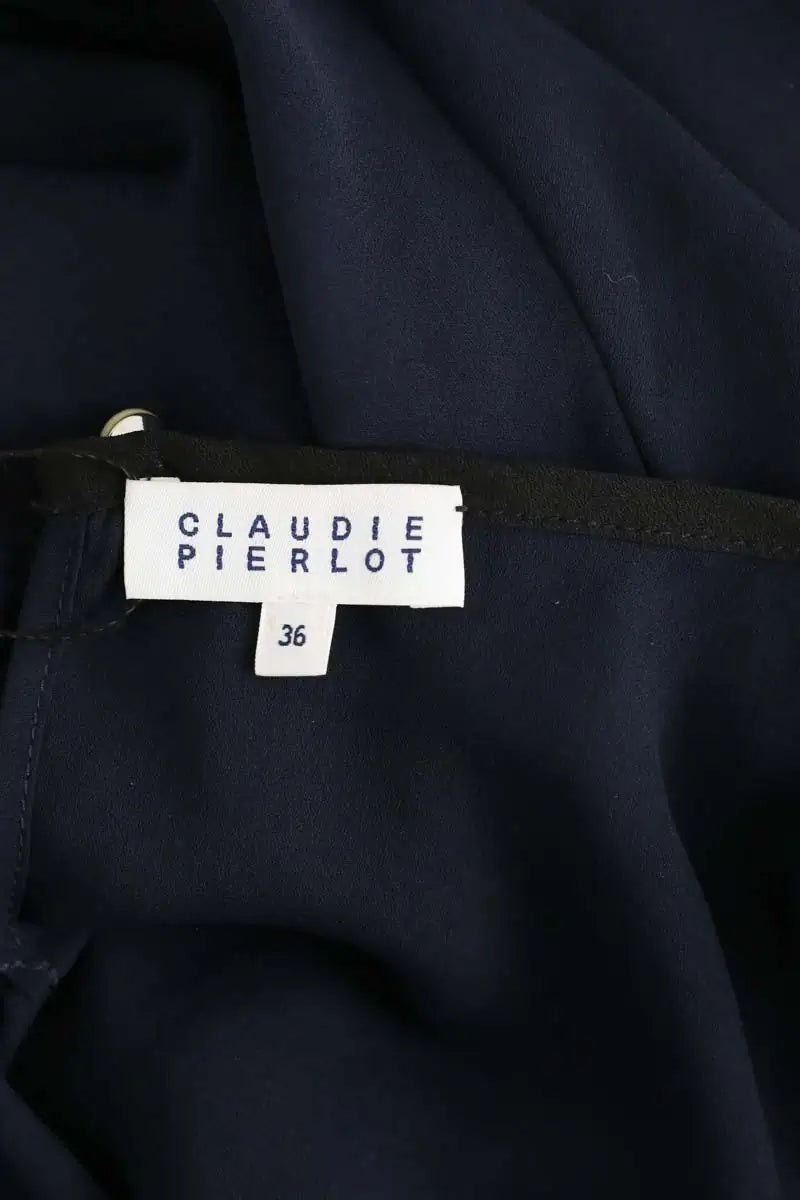 Robe Claudie Pierlot Bleu en Polyester