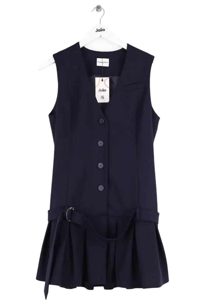 Robe Claudie Pierlot Bleu en Synthétique, taille L - Seconde Main
