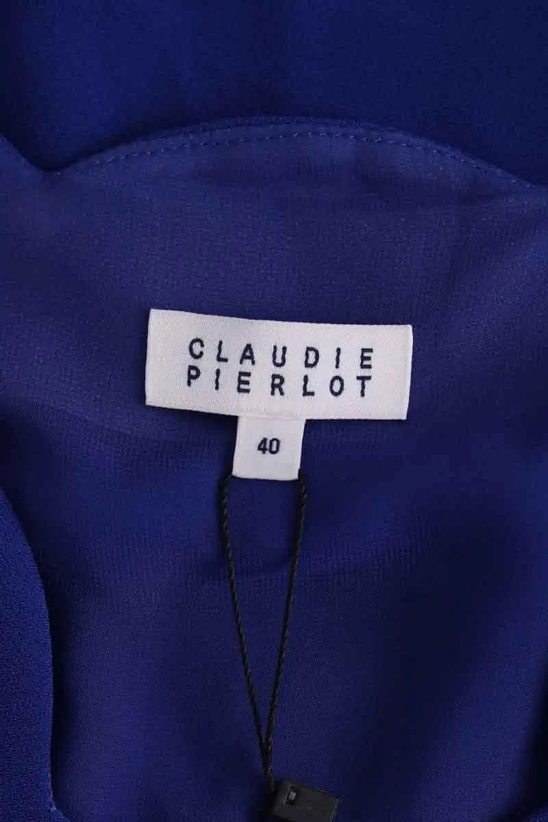 Robe Claudie Pierlot Bleu en Synthétique