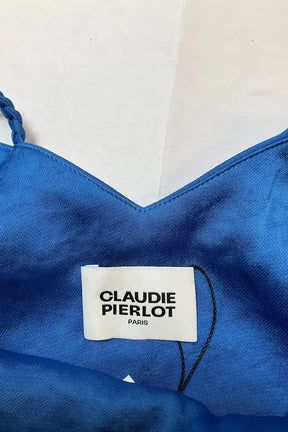 Robe Claudie Pierlot Bleu en Synthétique